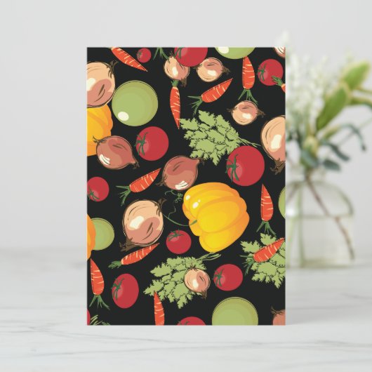 Groentenpatroon Kaart (Staand voorkant)