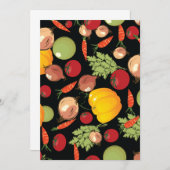 Groentenpatroon Kaart (Voorkant / Achterkant)