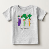 Groentestieren Funny Kind Baby's T-shirt (Voorkant)