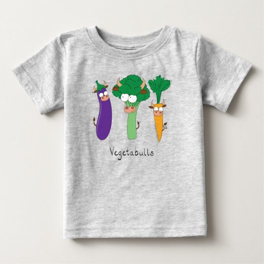 Groentestieren Funny Kind Baby's T-shirt (Voorkant)