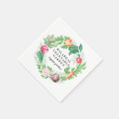 Groentetuin Biologisch Boerderij Monogram Servet (Hoek)