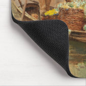 Groenteverkoper in Venetië (door Vincenzo Caprile) Muismat (Hoek)