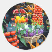 GROENTEVERTONING ~ Envelopverzegelaars/Stickers Ronde Sticker (Voorkant)