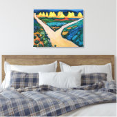 Groentewelden | Auguste Macke | Canvas Afdruk (Insitu (Slaapkamer))
