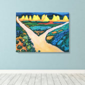 Groentewelden | Auguste Macke | Canvas Afdruk (Insitu (Houten vloer))