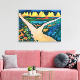 Groentewelden | Auguste Macke | Canvas Afdruk