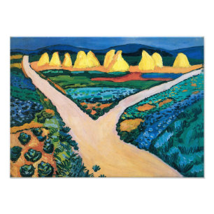 Groentewelden Auguste Macke Foto Afdruk