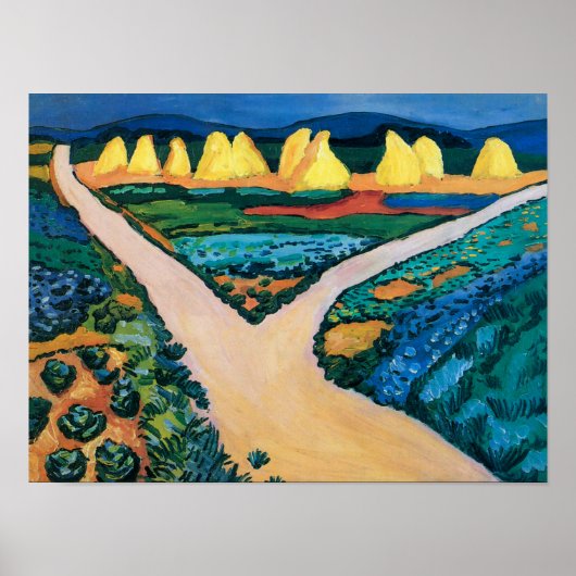 Groentewelden | Auguste Macke | Poster (Voorkant)