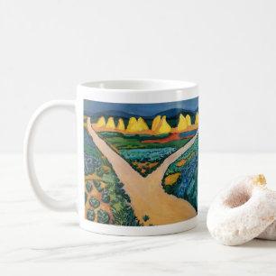 Groentewelden door August Macke, Vintage Fine Art Koffiemok