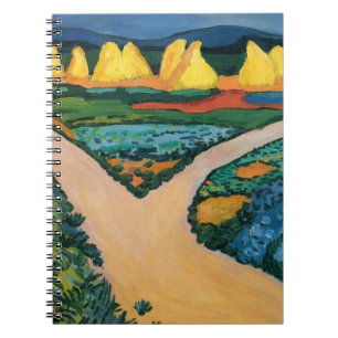 Groentewelden door August Macke, Vintage Fine Art Notitieboek