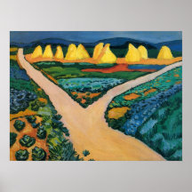 Groentewelden van August Macke, Vintage Fine Art