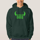 Groentje Grind Vissen Hoodie (Voorkant)
