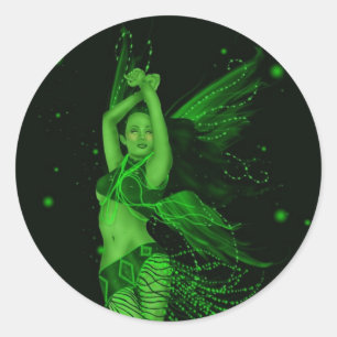 groenvetsticker ronde sticker
