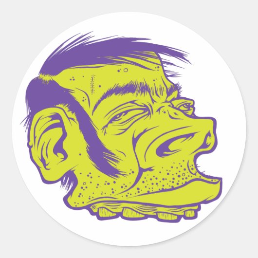 groenvoer ronde sticker (Voorkant)