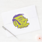 groenvoer ronde sticker (Envelop)