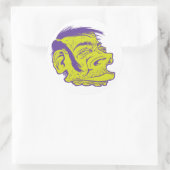 groenvoer ronde sticker (Tas)