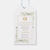 Groenvoorziening Joods Zaadpakket Foto Cadeaulabel (Voorkant)