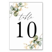 Groenvoorziening tafel nummer 10 kaart (Achterkant)