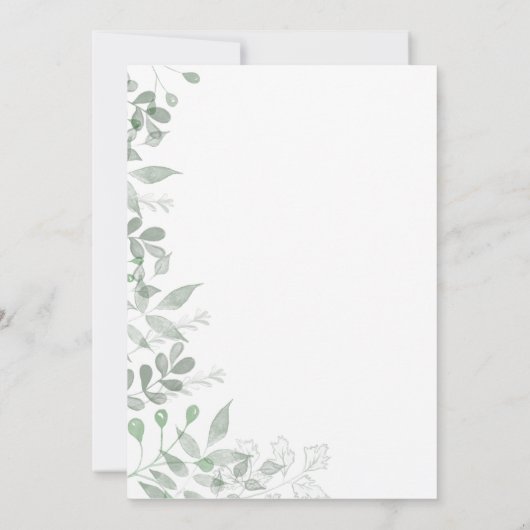 Groenvoorziening Tafel Nummer 5x7 Kaart (Achterkant)