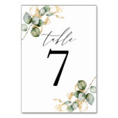 Groenvoorziening tafel nummer 6 kaart (Achterkant)