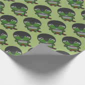 Groenwangparkiet / Normaal Cadeaupapier (Hoek)