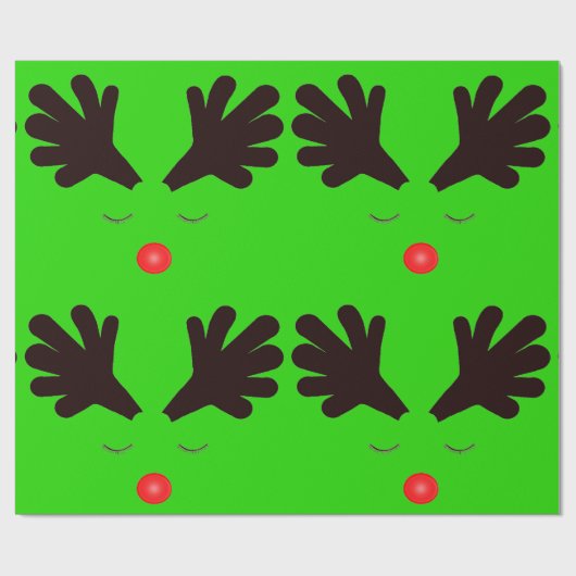 groenwikkelpapier van Rudolph Cadeaupapier (Vlak)