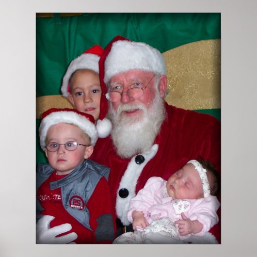 groep 2 santa poster (Voorkant)