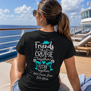 Groep Aangepaste Evenement Vrienden Die Samen Crui T-shirt