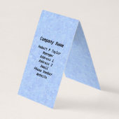 Groep Abstracte schildpadden Blauw Visitekaartje (Achterkant)