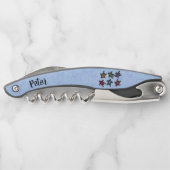 Groep Abstracte Schildpadden Kleurrijke schelpen o Kurkentrekker (Achterkant)