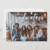 Groep Afstuderen Celebration 1 Pic Meerdere namen Kaart (Voorkant)