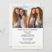 Groep Afstuderen Celebration - Triple Graduates Kaart (Achterkant)