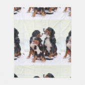 groep bernese-bernese-moundog fleece deken (Voorkant)