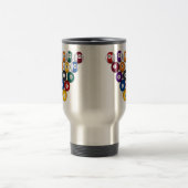 Groep: Billiard Balls: Biljarten: Travel Mug Reisbeker (Center)