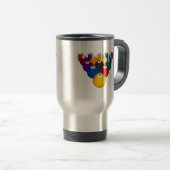 Groep: Billiard Balls: Biljarten: Travel Mug Reisbeker (Voorkant rechts)