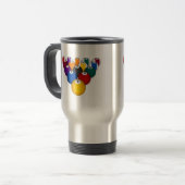 Groep: Billiard Balls: Biljarten: Travel Mug Reisbeker (Voorkant links)