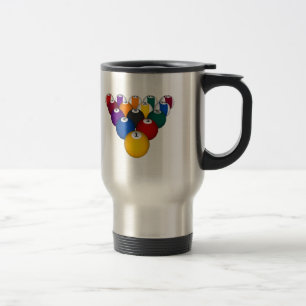 Groep: Billiard Balls: Biljarten: Travel Mug Reisbeker