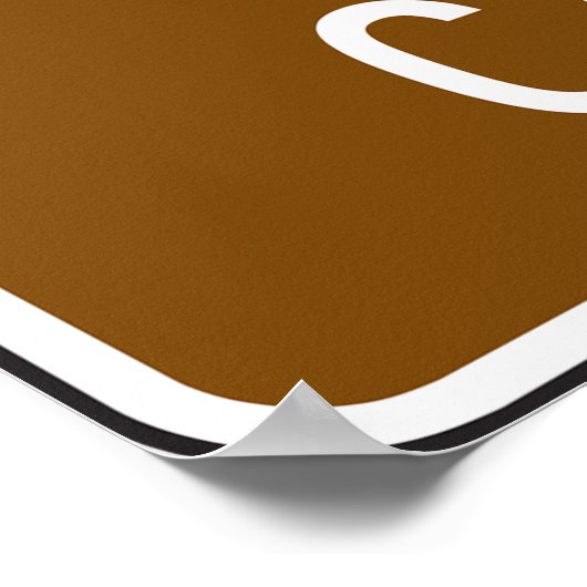 Groep Camping Sign Poster (Hoek)