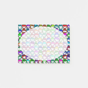 GROEP COOLE GLIMLACHENDE GEZICHTEN POST-IT® NOTES