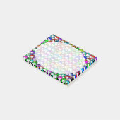 GROEP COOLE GLIMLACHENDE GEZICHTEN POST-IT® NOTES (Schuin)