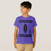 Groep Costuum van de Paarse Crayon Box Halloween T-shirt (Voorkant volledig)