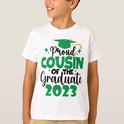 Groep COUSIN van een Klasse van 2023 Afstuderen Gr T-shirt (Voorkant)