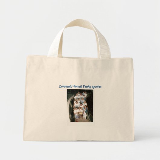 groep-cruise, jaarlijkse gezinshereniging Zuchowsk Mini Tote Bag (Voorkant)