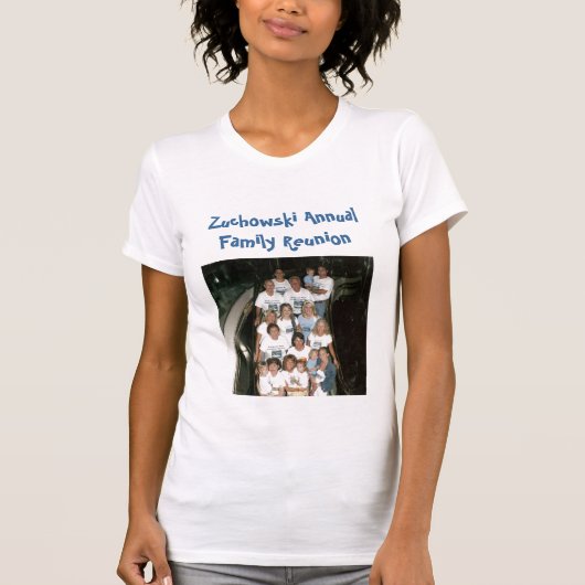 groep-cruise, jaarlijkse gezinshereniging Zuchowsk T-shirt (Voorkant)