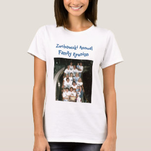 groep-cruise, jaarlijkse gezinshereniging Zuchowsk T-shirt