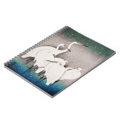 Groep Egrets, Ohara Koson,  Japanse kunst Notitieboek (Linkerzijde)