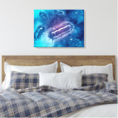Groep Escherichia coli bacteriecellen 1 Canvas Afdruk (Insitu (Slaapkamer))