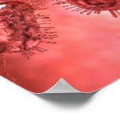 Groep Escherichia coli bacteriecellen 2 Poster (Hoek)