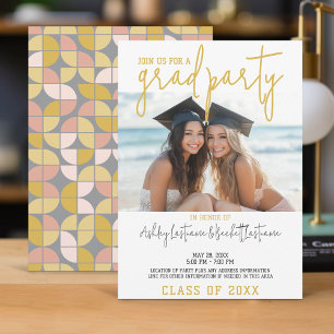 Groep Graduation Party - Twin 2 Afgestudeerden Kaart