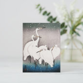 Groep groten schilderen door Ohara Koson Briefkaart (Staand voorkant)